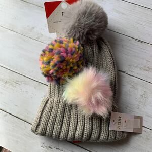 5/$25 NWT BP Pick a Pom Knit Beanie in Gray
